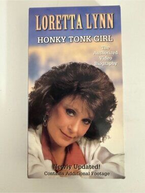 Loretta Lynn Honky Tonk Girl VHS Authorized Biography